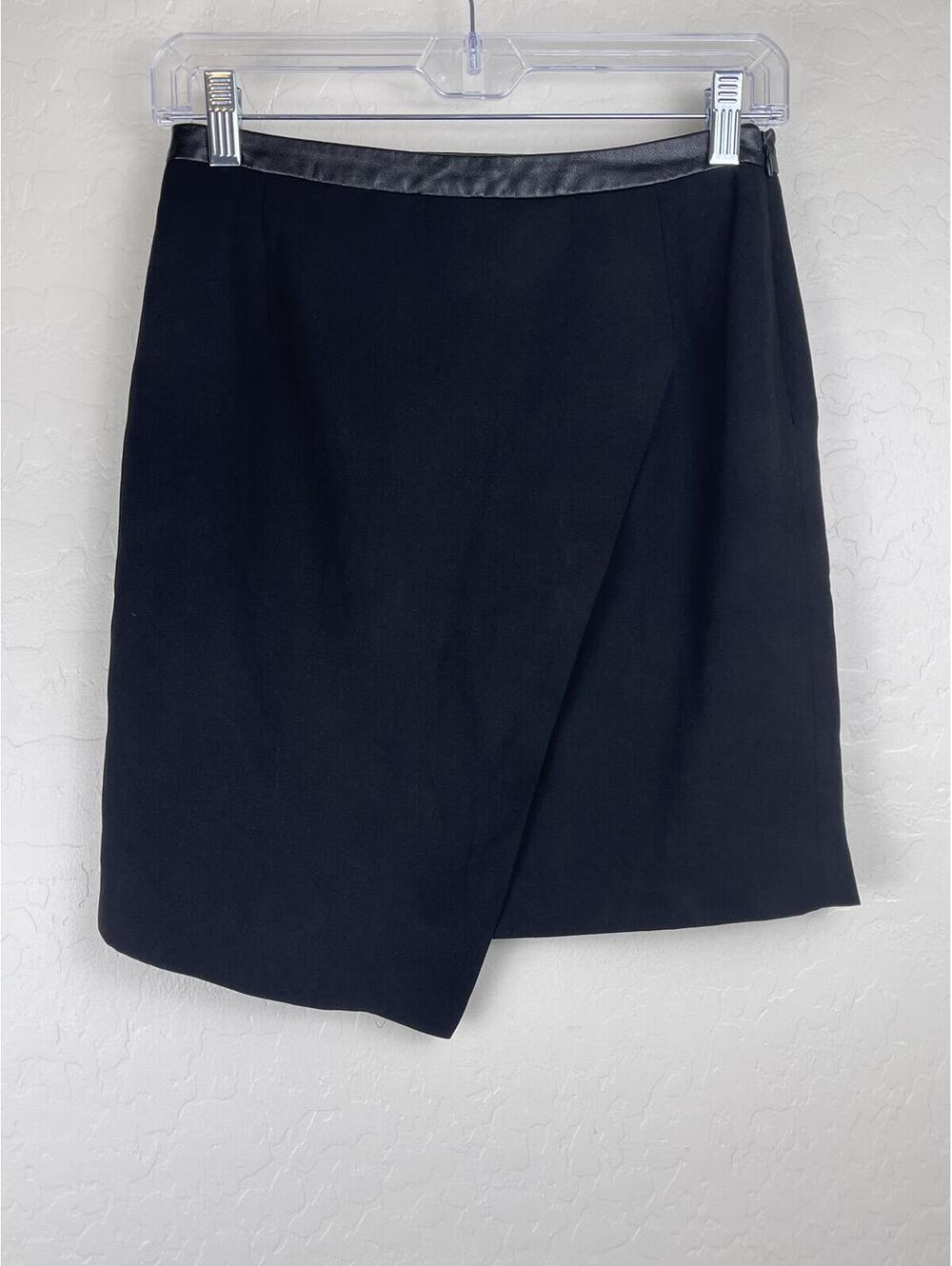Forever 21 Black Asymmetrical Mini Skirt Women's Size S